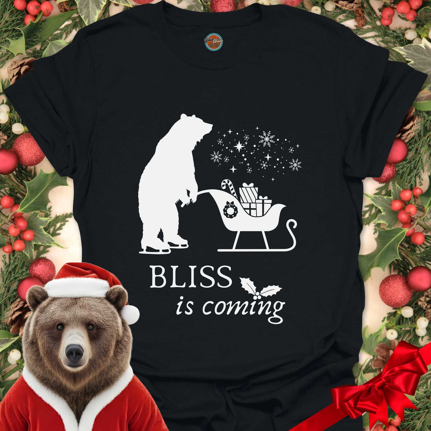 Bliss Is Coming Bear - Tee