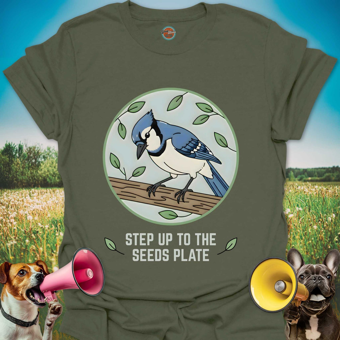 Blue Jay Step Up To The - Tee