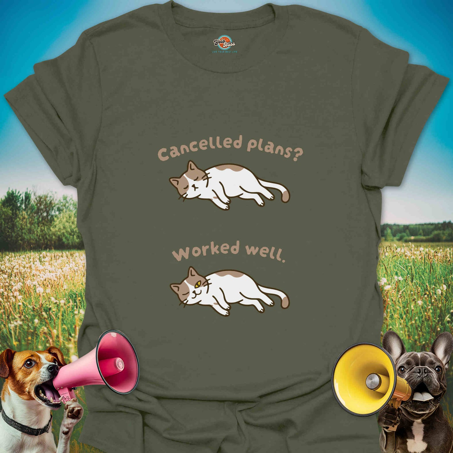 Cancelled Plans? Worked Well. - Funny Cat Lover Tee