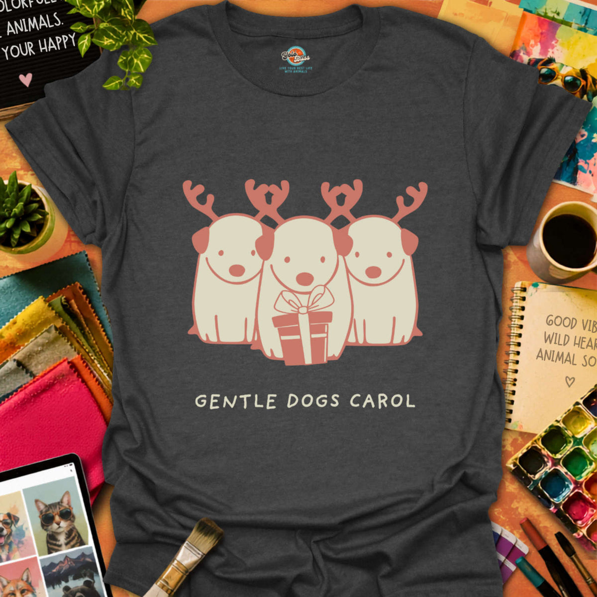 Gentle Dogs Carol T-shirt