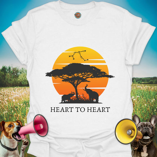 Heart to Heart Elephant - Tee