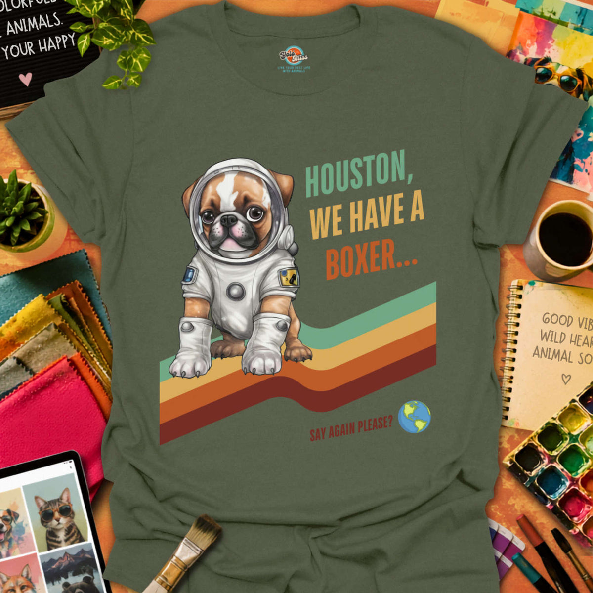 Houston, Boxer! T-shirt