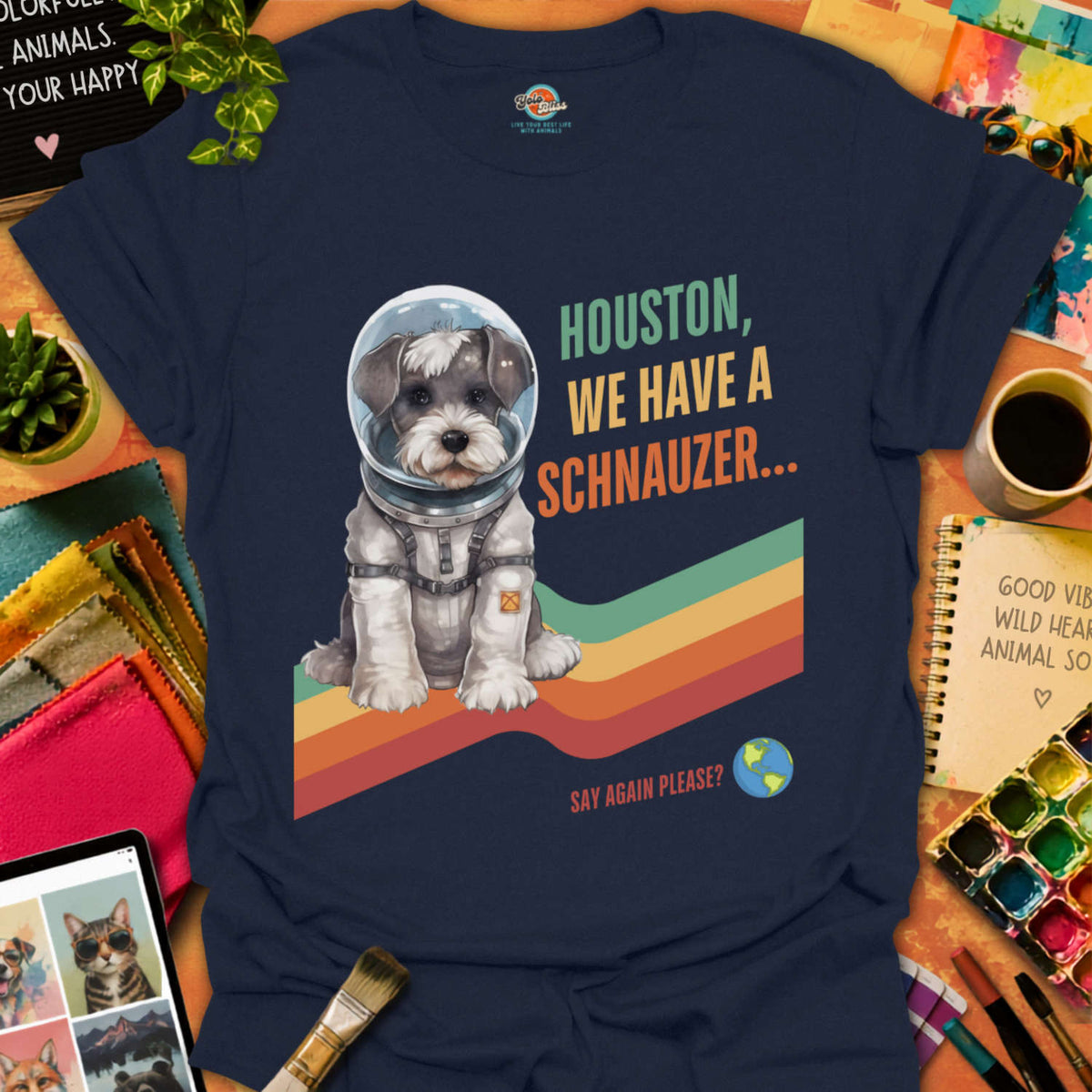 Houston, Schnauzer! T-shirt