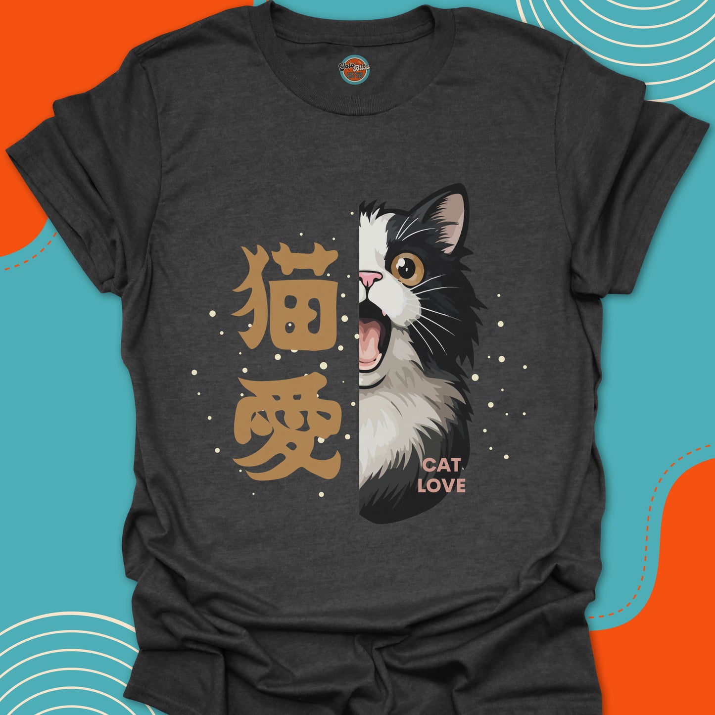 KANJI CAT LOVE - Tee #1
