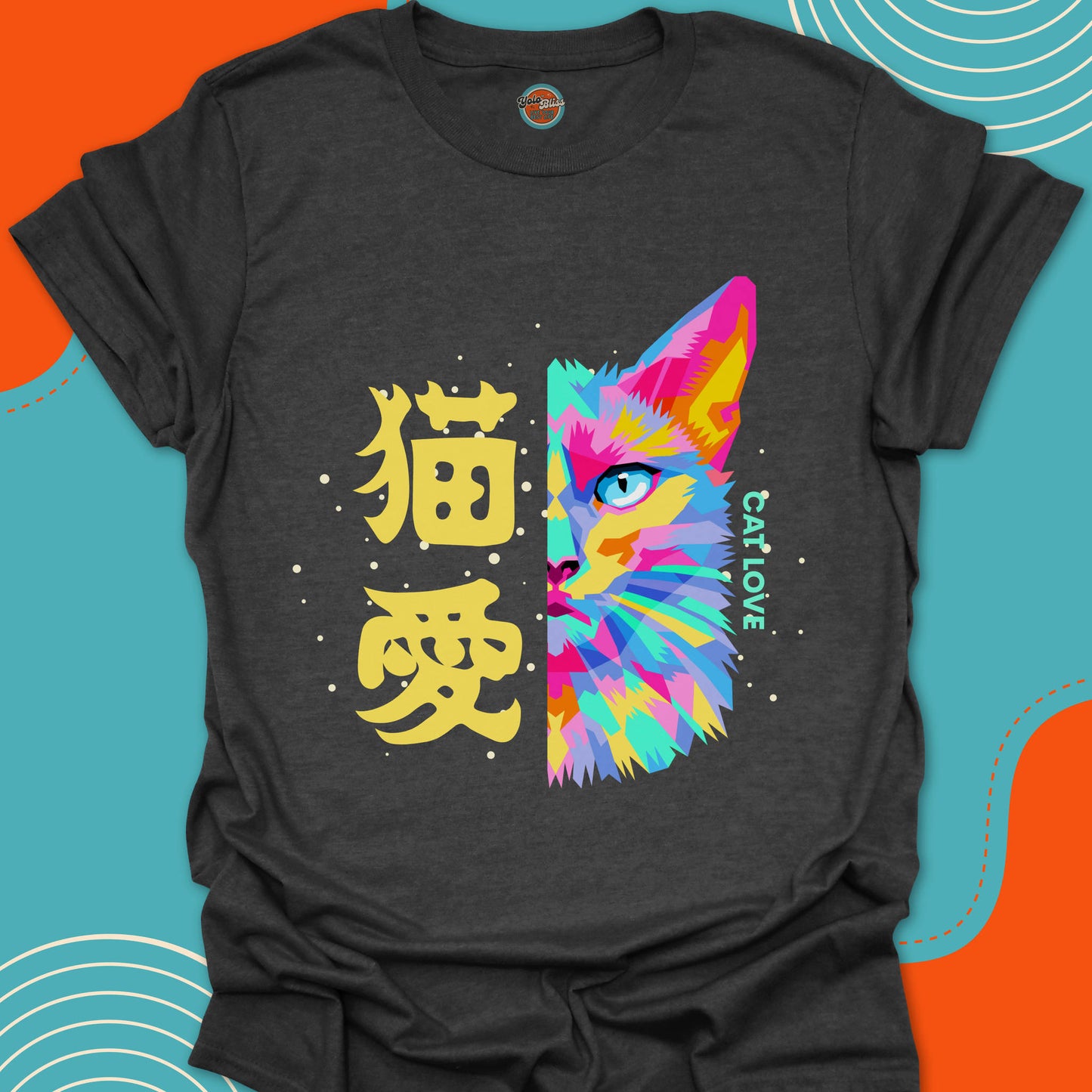 KANJI CAT LOVE - Tee #2