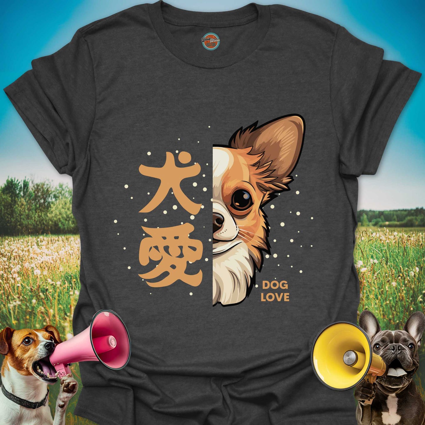 Kanji Chihuahua Love - Tee #1