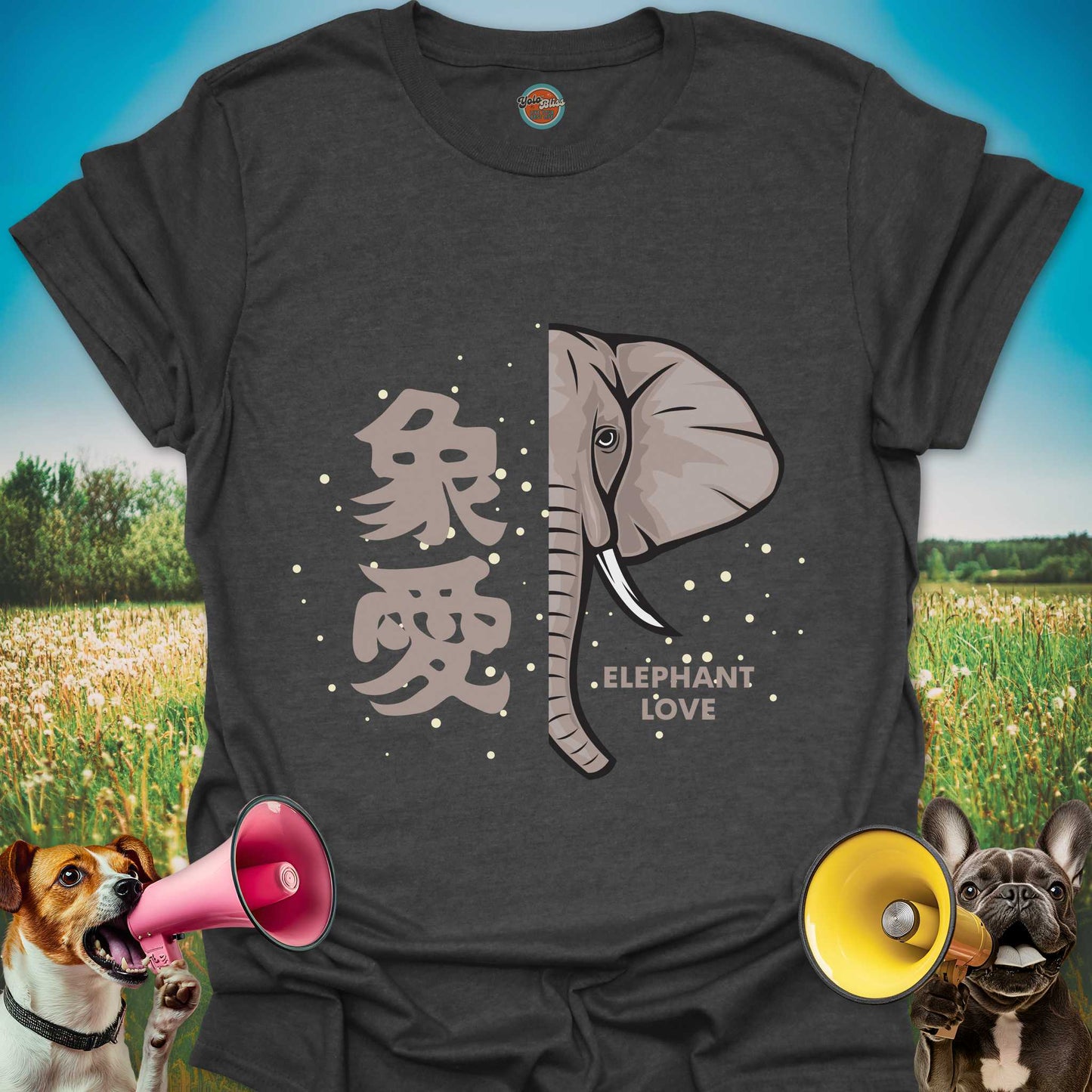 Kanji Elephant Love - Tee #1