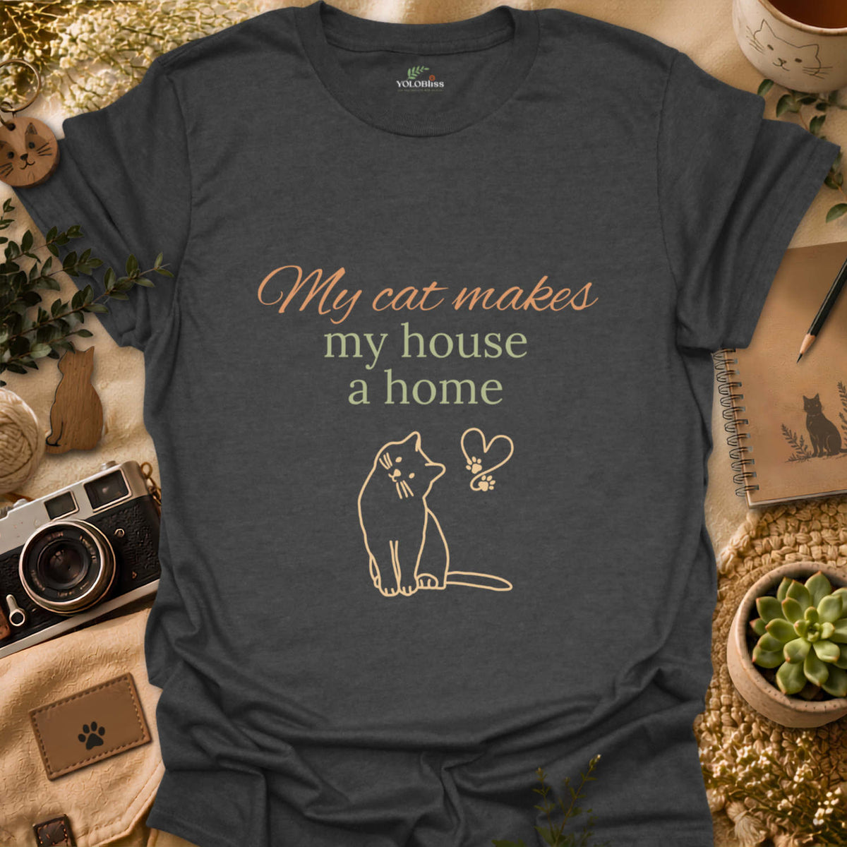 My Cat Makes a Home T-shirt