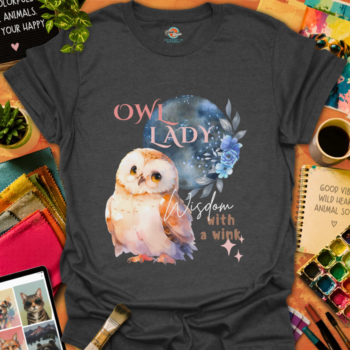 Owl Lady T-shirt