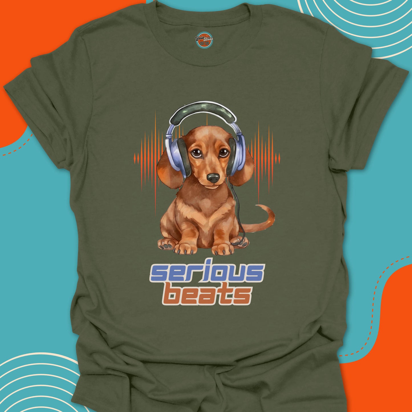 SERIOUS BEATS DACHSHUND - Tee #1
