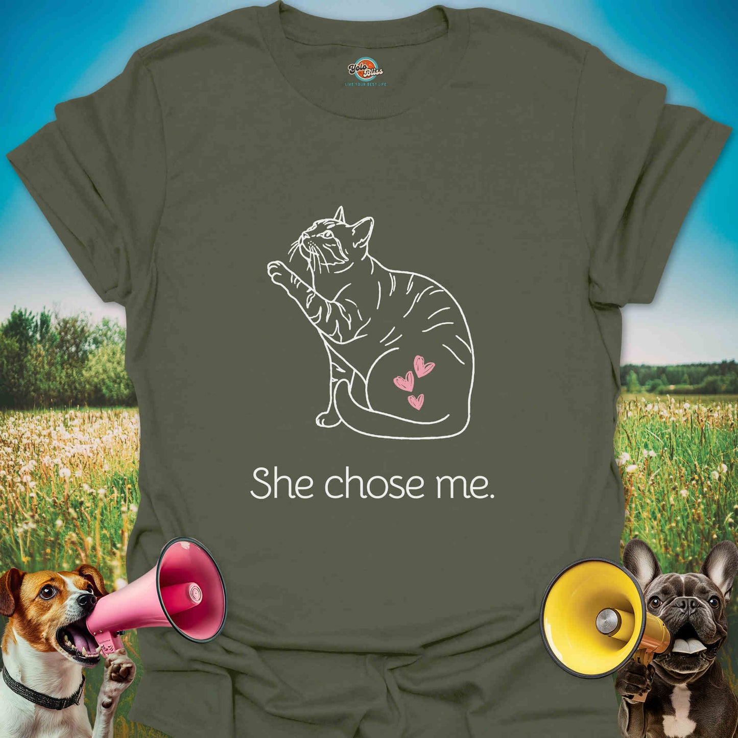 She Chose Me. Cat - Tee