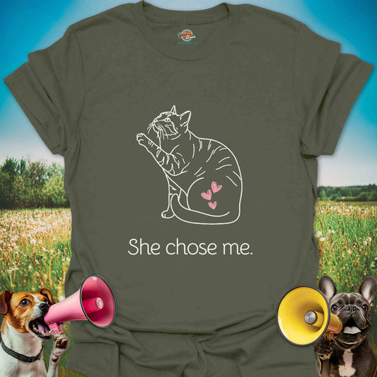 She Chose Me. Cat - Tee