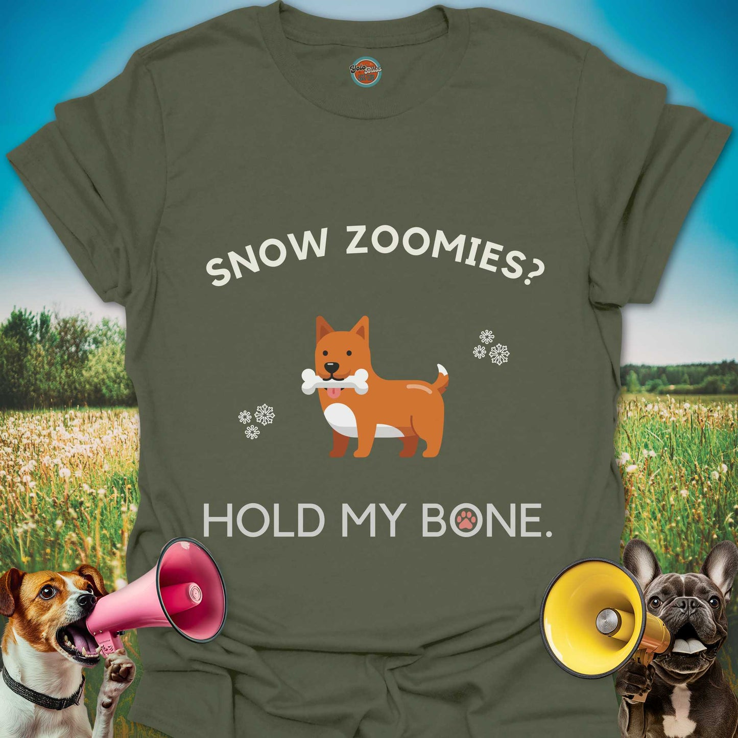 SNOW ZOOMIES DOG - Tee #1