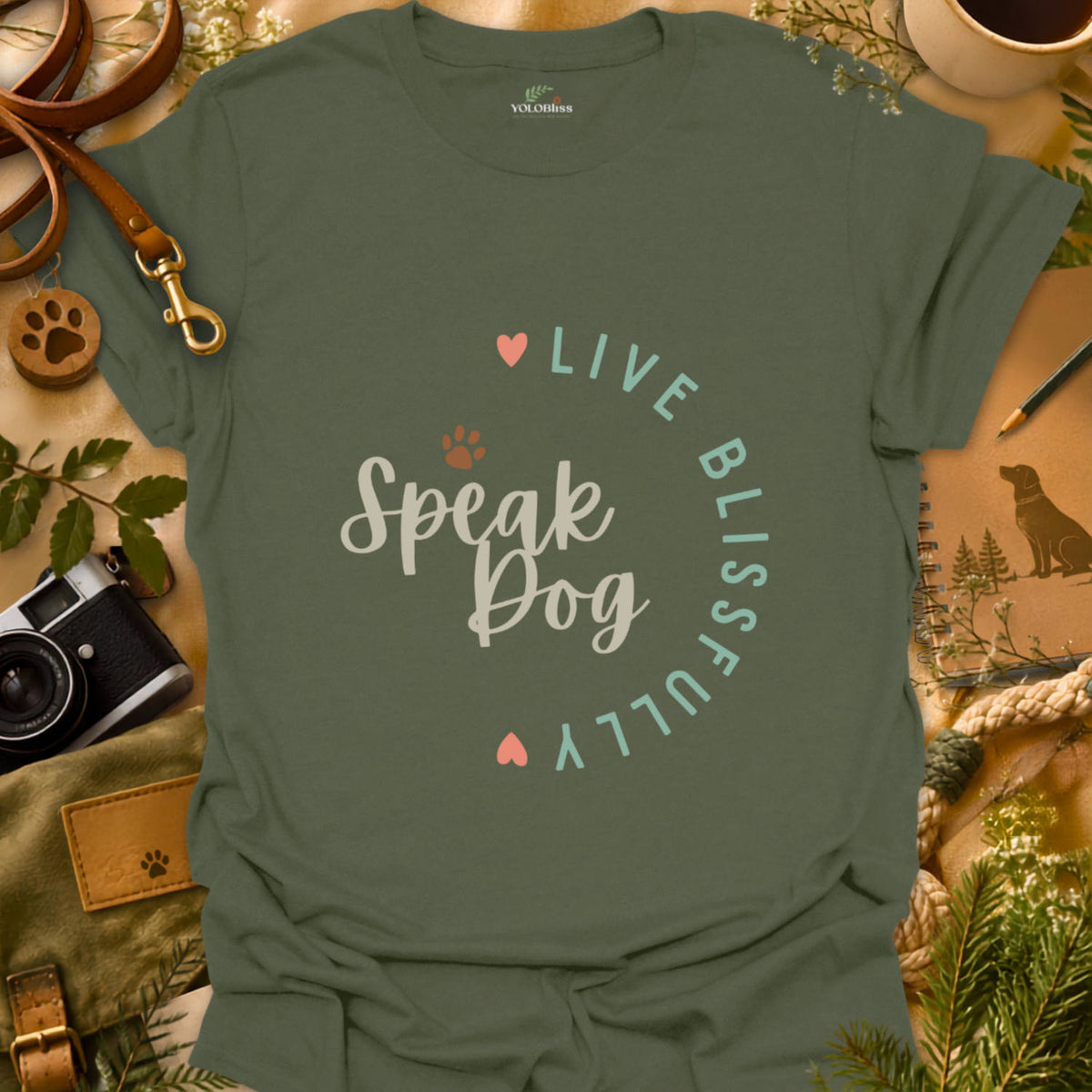 Live Blissfully Heart T-shirt