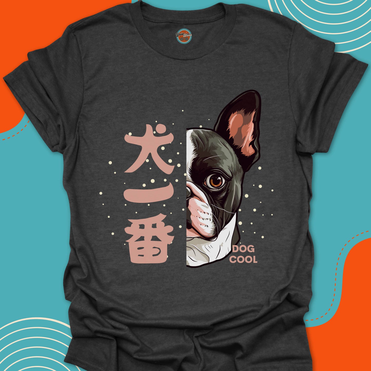 KANJI BOSTON TERRIER COOL - Tee