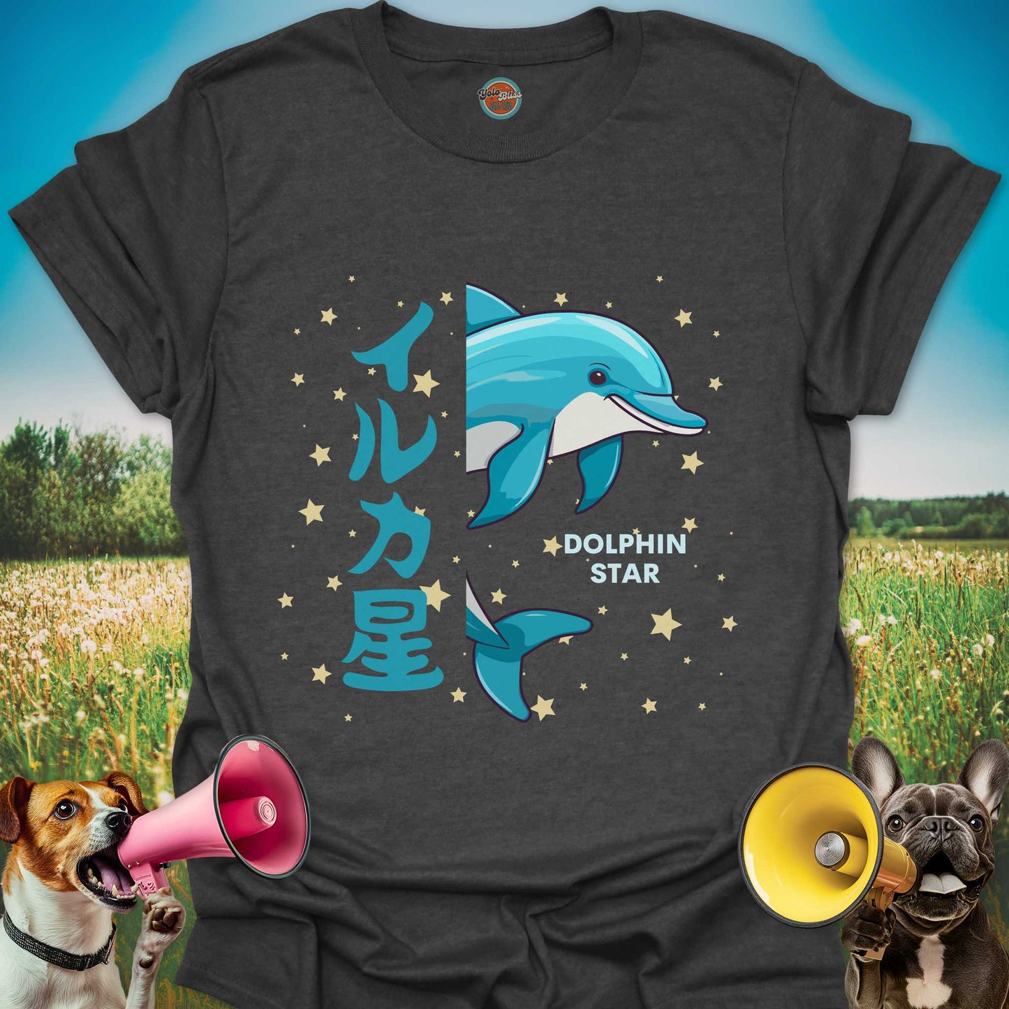 Kanji Dolphin Star - Tee