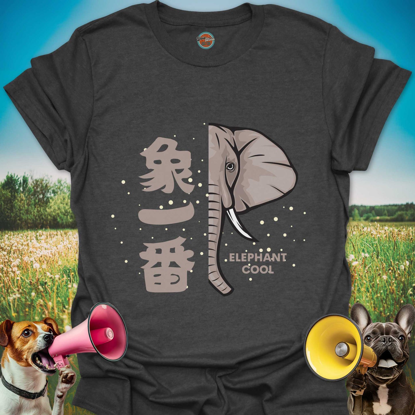 Kanji Elephant Cool - Tee