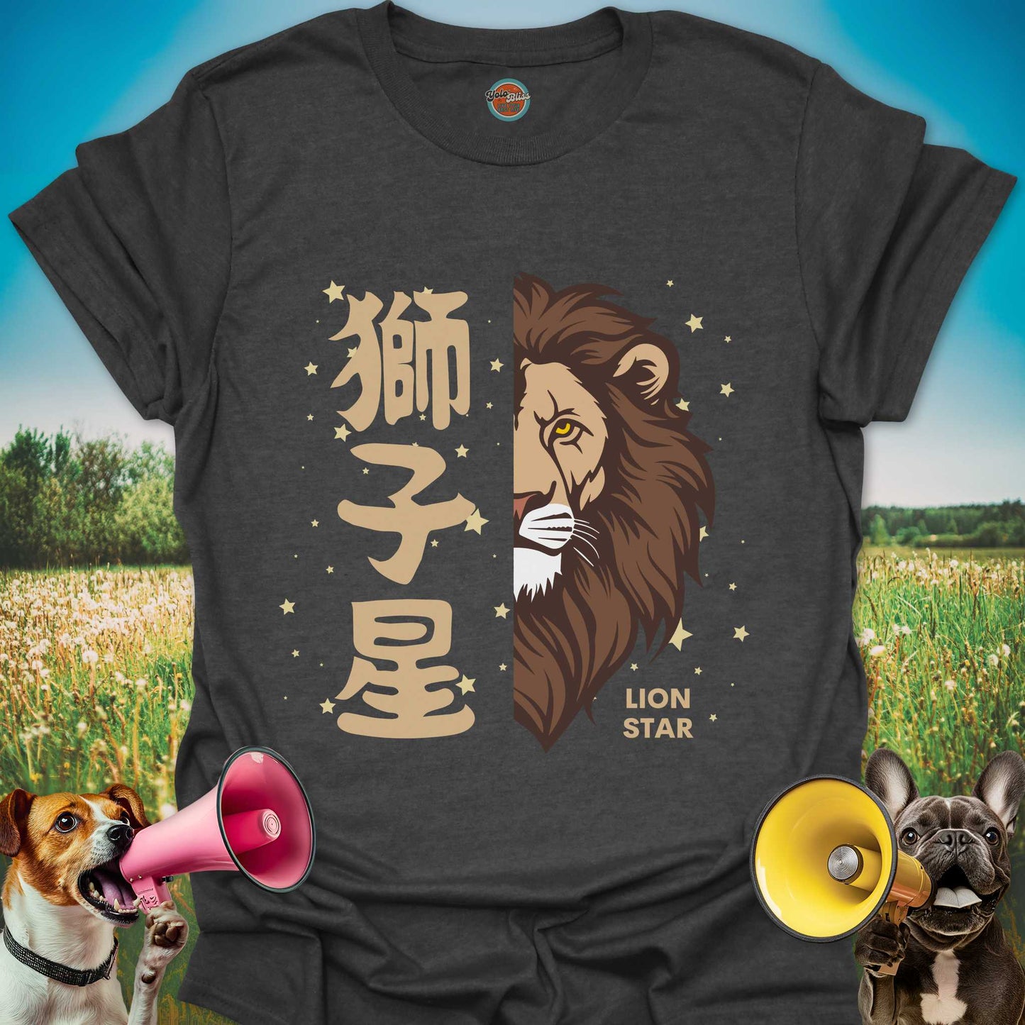 Kanji Lion Star - Tee