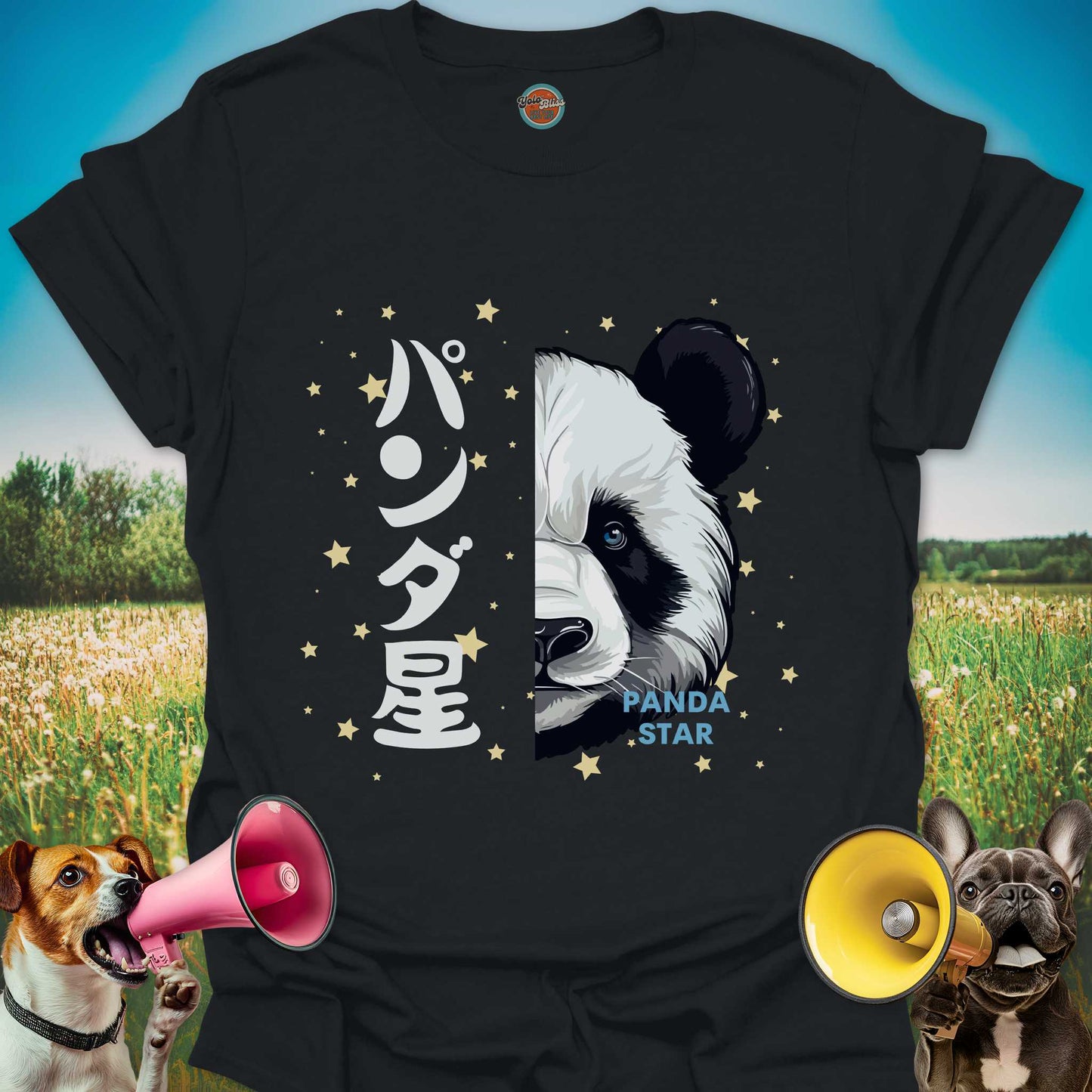 Kanji Panda Star - Tee