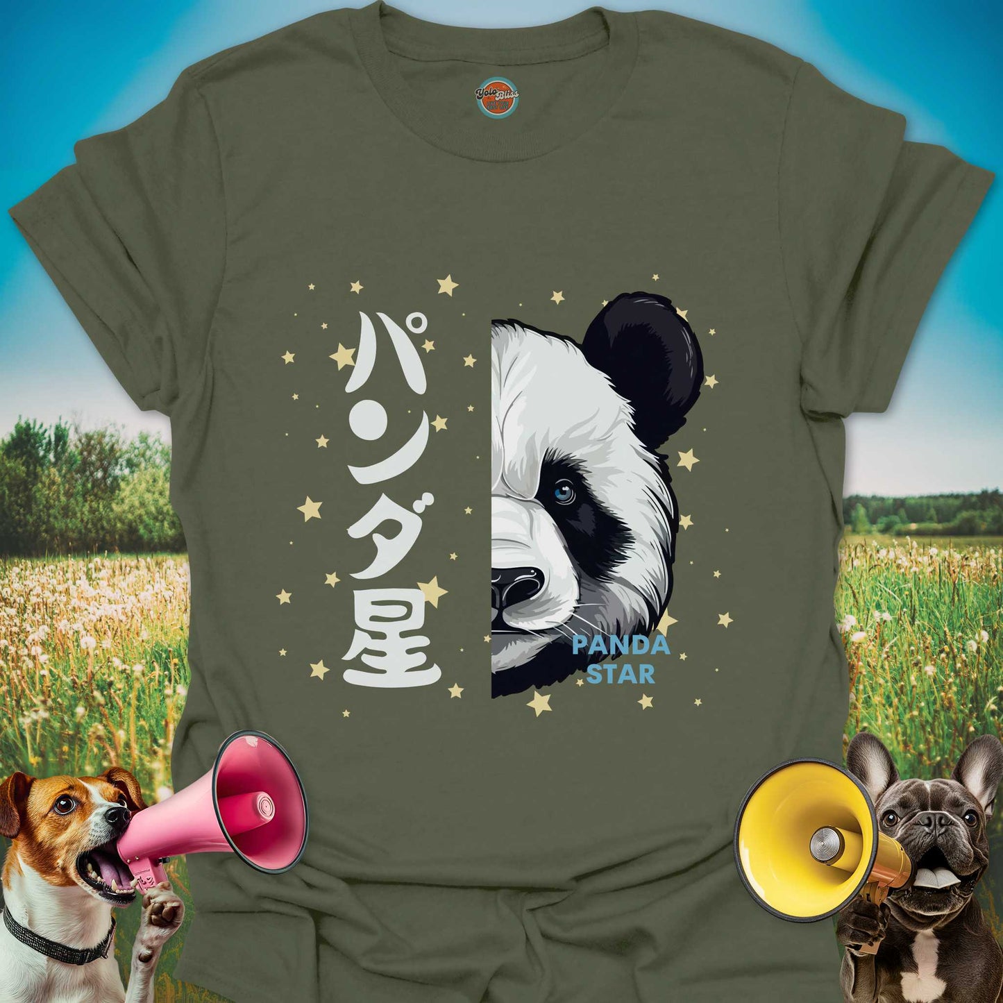 Kanji Panda Star - Tee