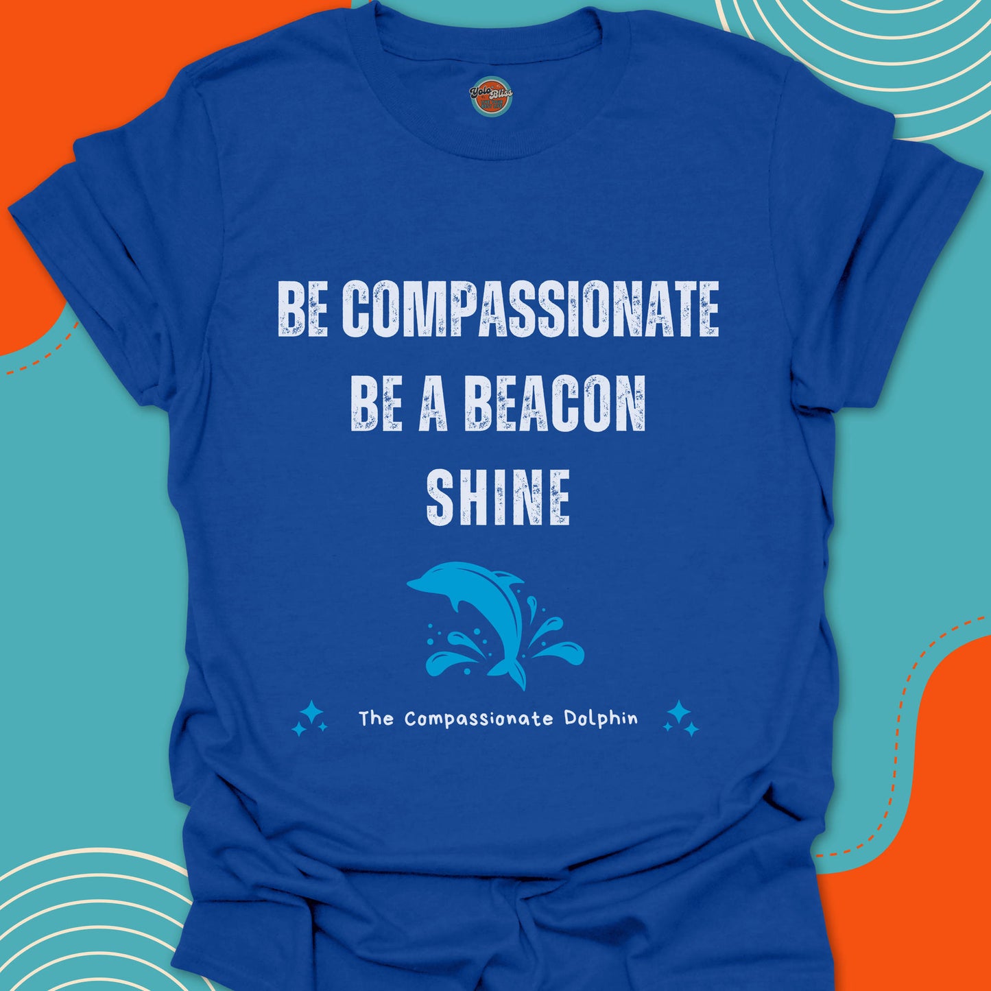 COMPASSIONATE DOLPHIN (Rustic) - Tee #2