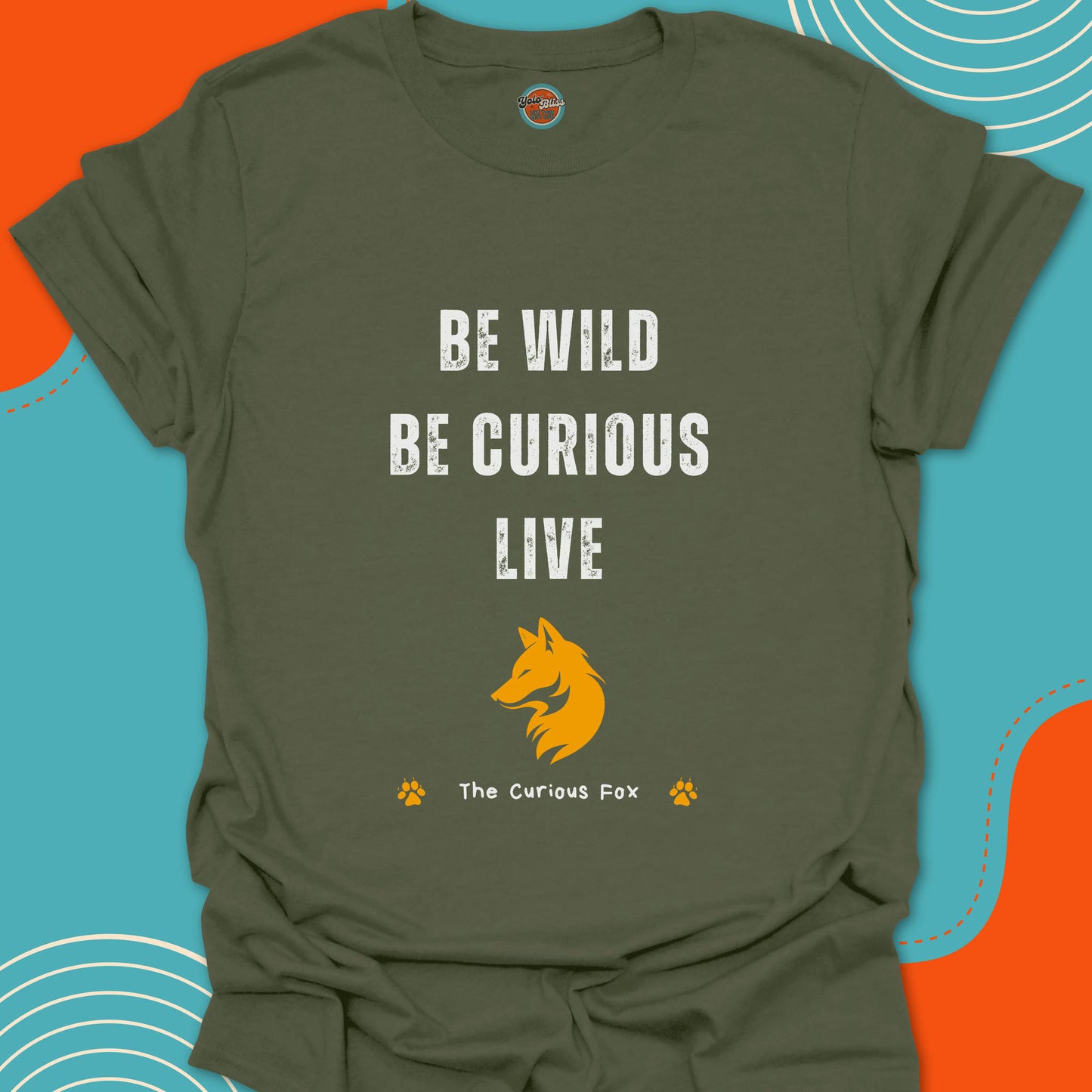 CURIOUS FOX (Rustic) - Tee #5