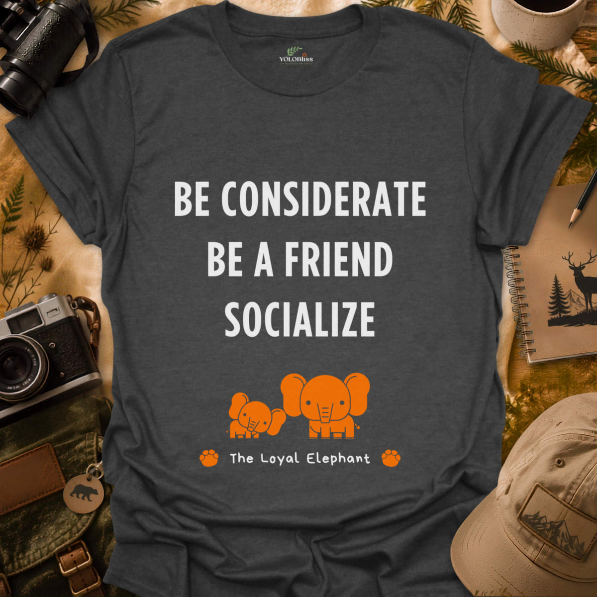 Loyal Pair Of Elephants T-shirt