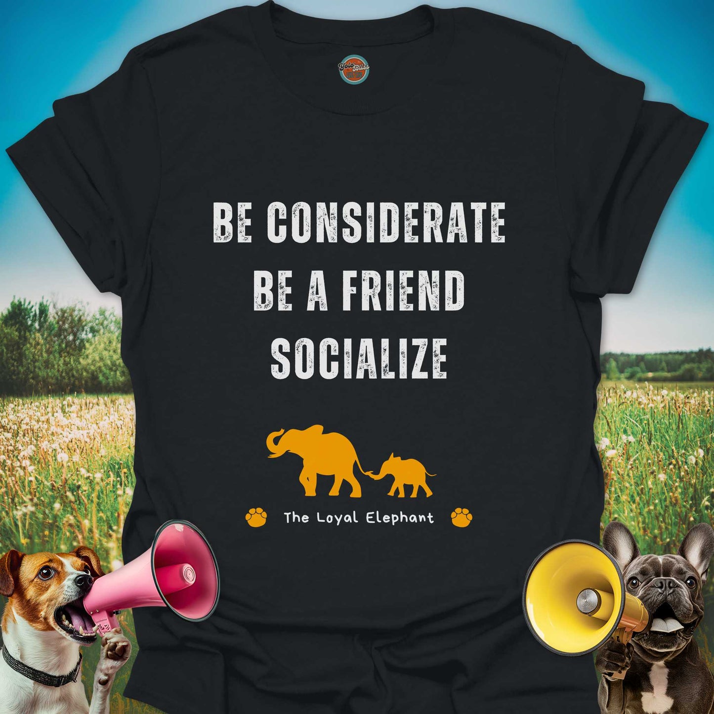 Loyal Elephant (Rustic) - Tee #5