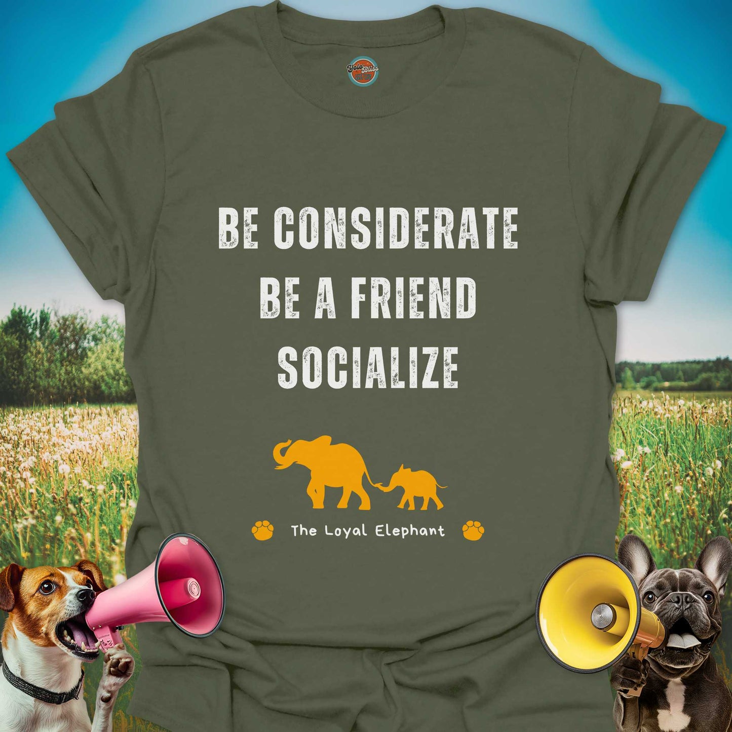 Loyal Elephant (Rustic) - Tee #5