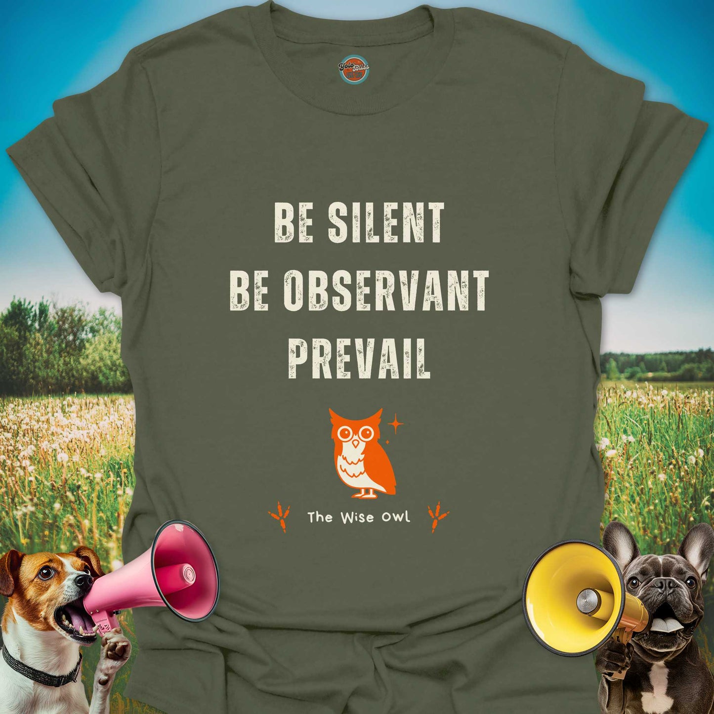 Wise Owl (Rustic) - Tee #2