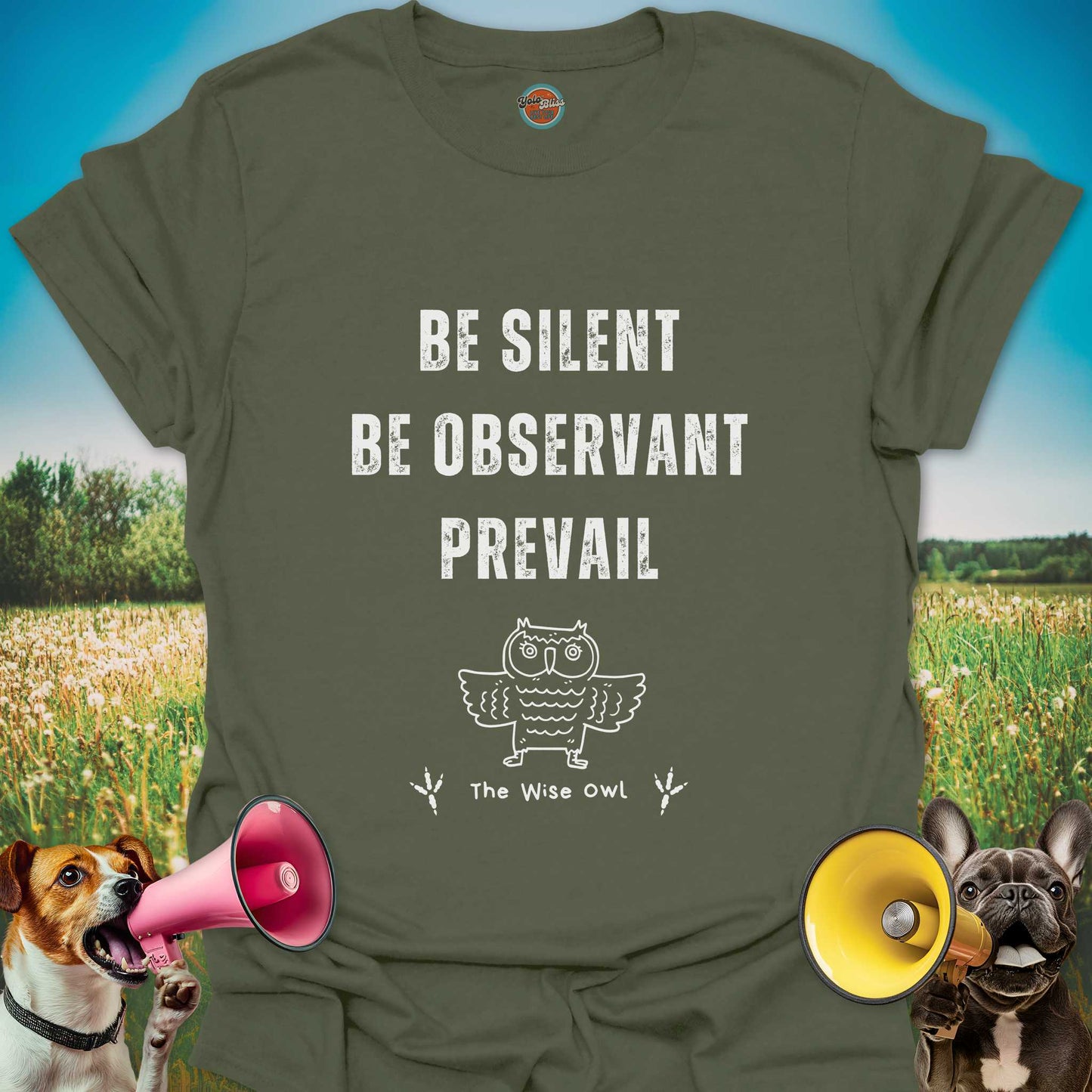 Wise Owl (Rustic) - Tee #3