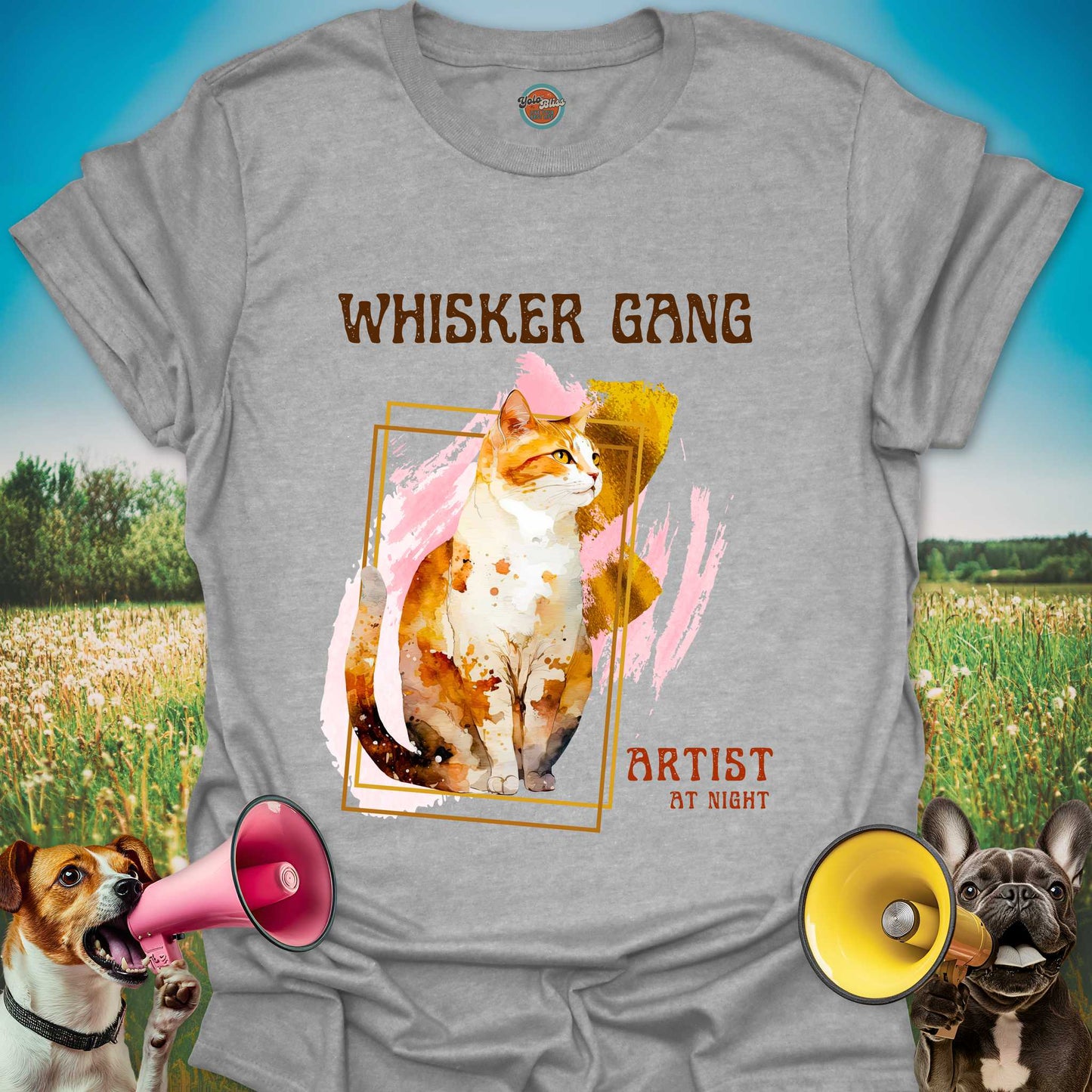 WHISKER GANG CAT - Tee #1