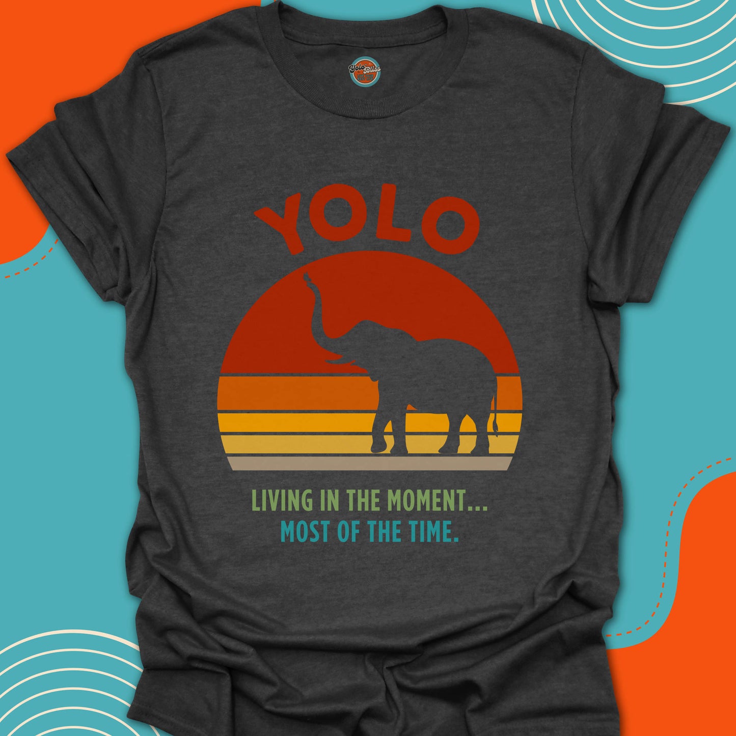 YOLO SUNSET ELEPHANT - Tee