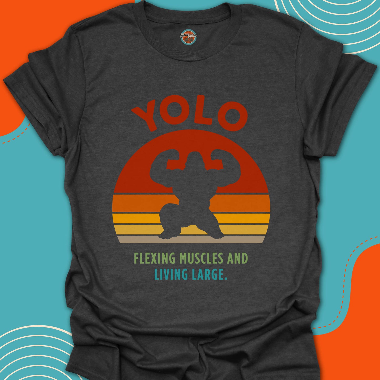 YOLO SUNSET GORILLA - Tee