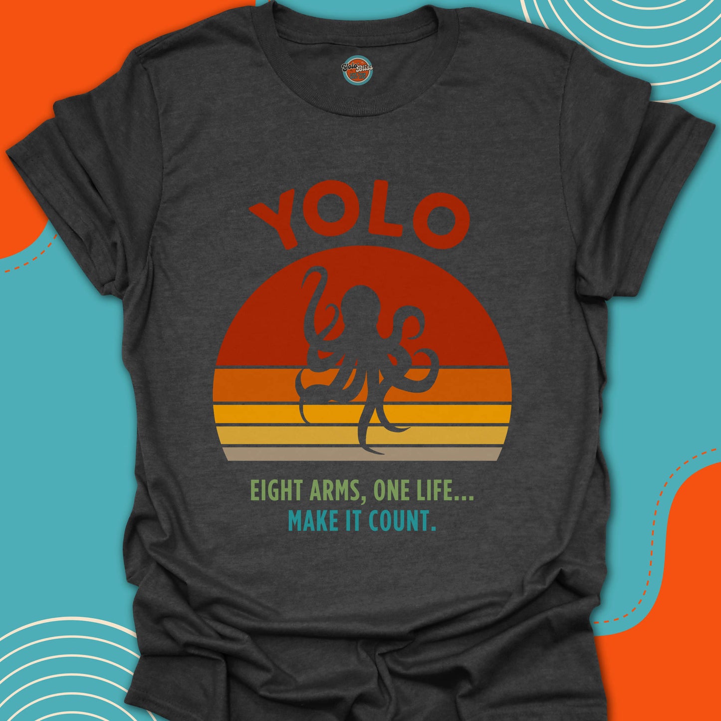 YOLO SUNSET OCTOPUS - Tee