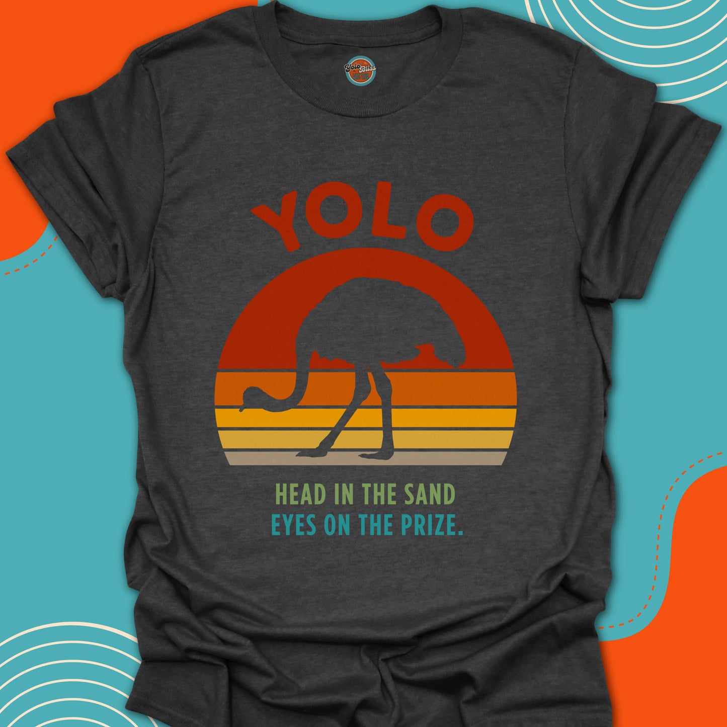 YOLO SUNSET OSTRICH - Tee