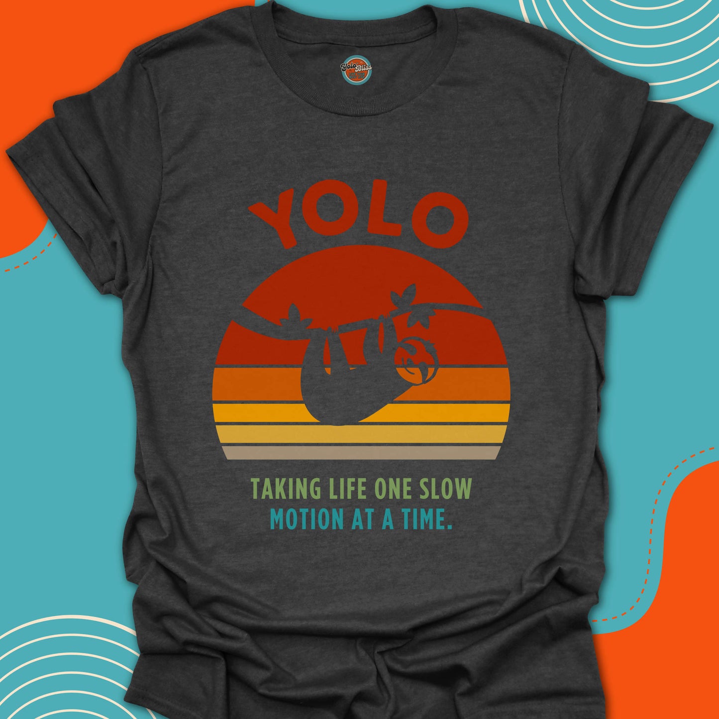 YOLO SUNSET SLOTH - Tee
