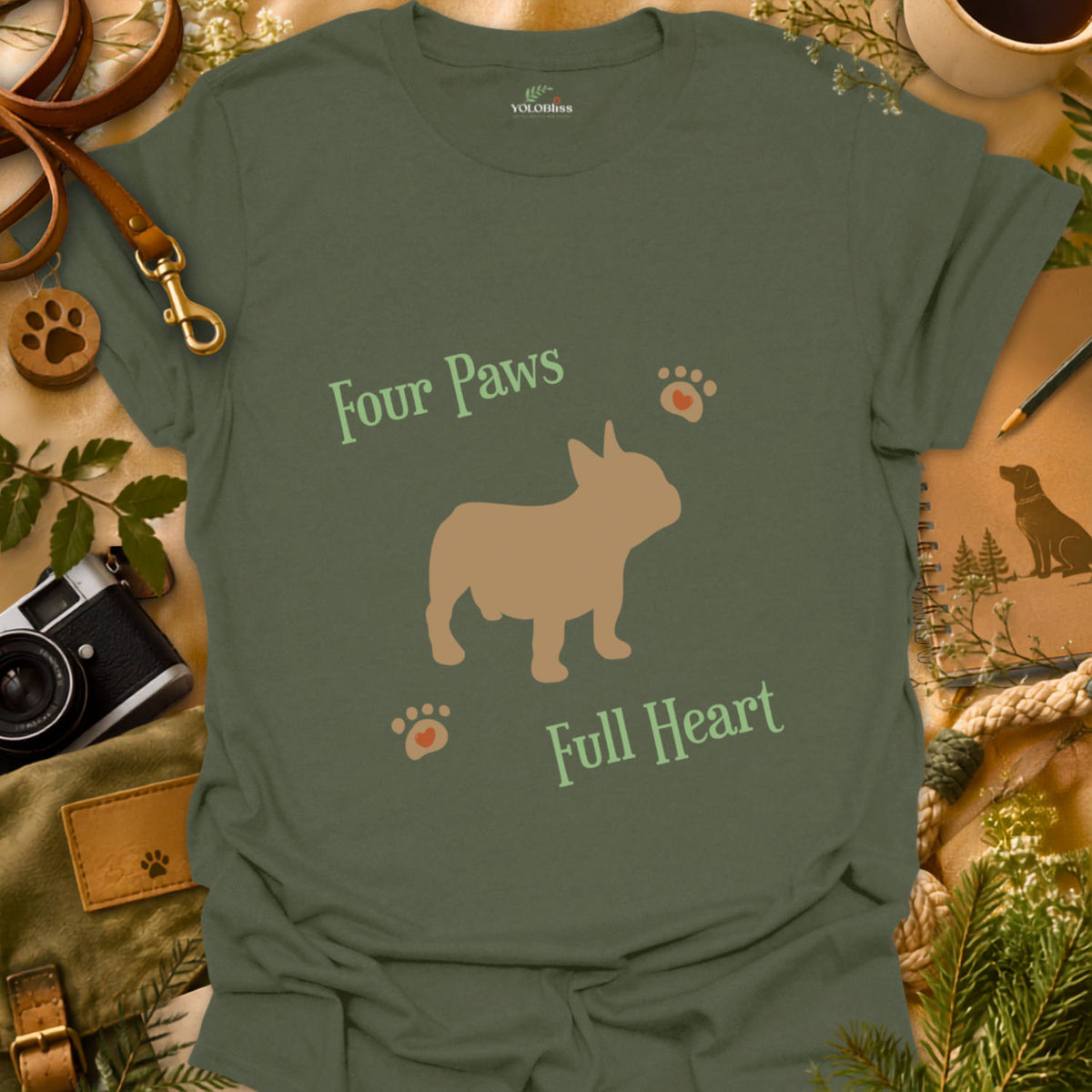 Four Paws Full Heart T-shirt