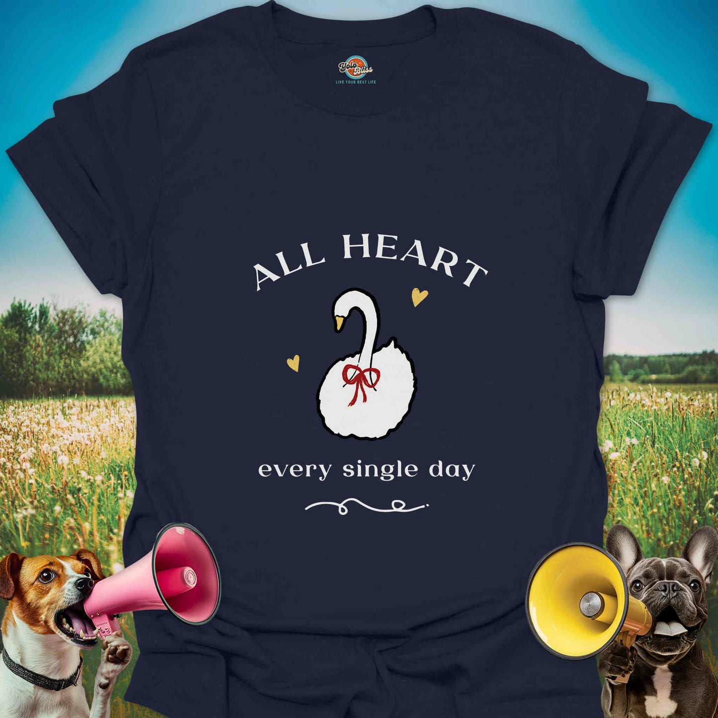 All Heart Every Single Day - Swan Lover Tee