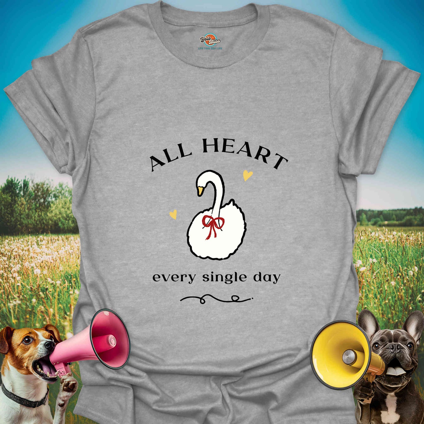All Heart Every Single Day - Swan Lover Tee