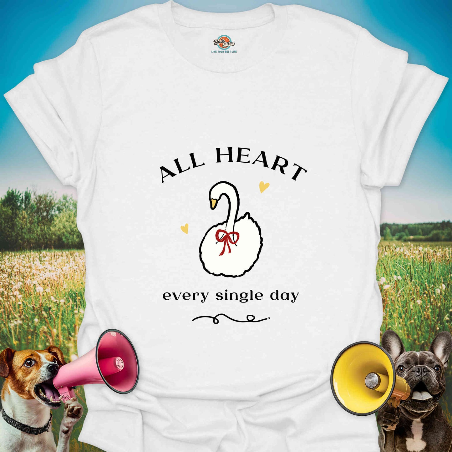 All Heart Every Single Day - Swan Lover Tee
