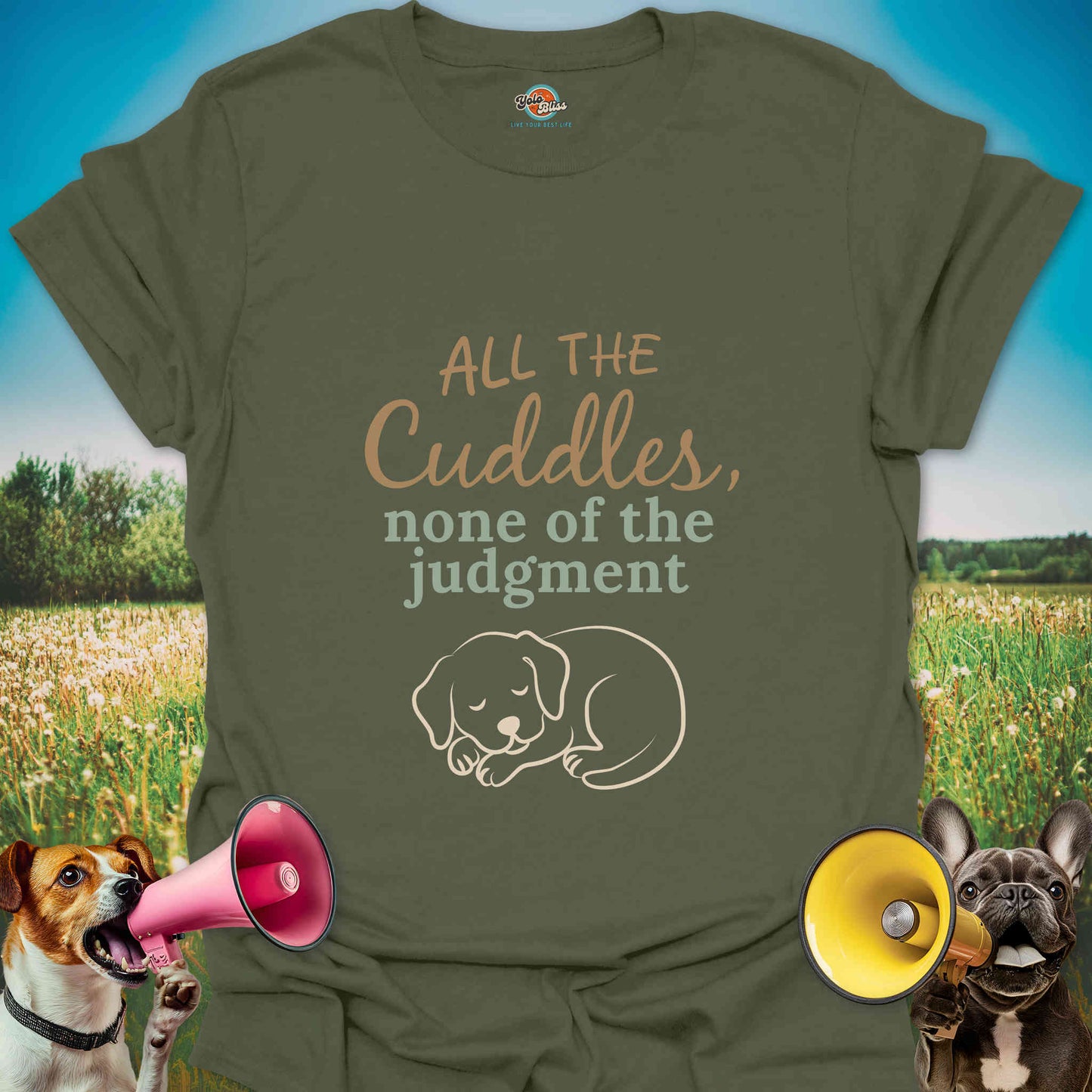 All the Cuddles Dog Mom - Tee