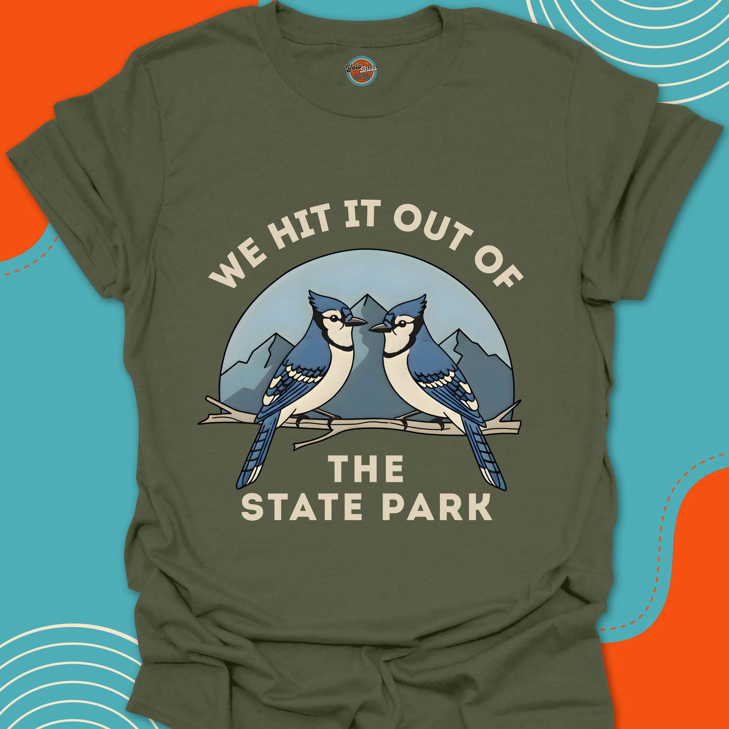 MOUNTAIN BLUE JAYS We Hit It Out of - Tee