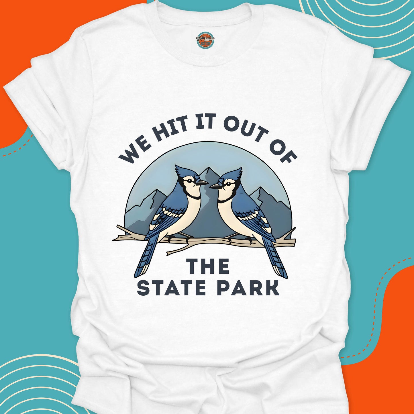 MOUNTAIN BLUE JAYS We Hit It Out of - Tee