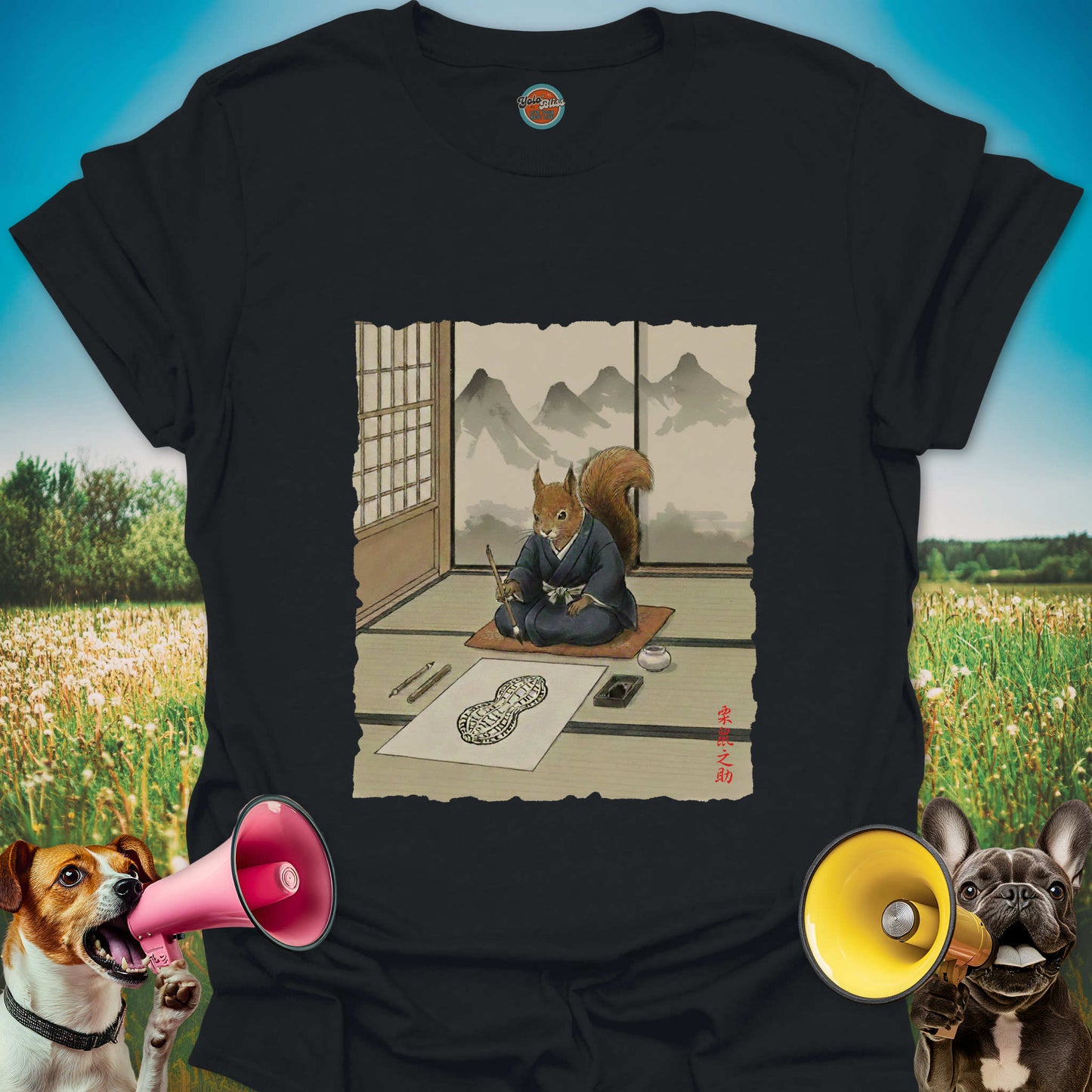 Calligrapher Squirrel - Tee