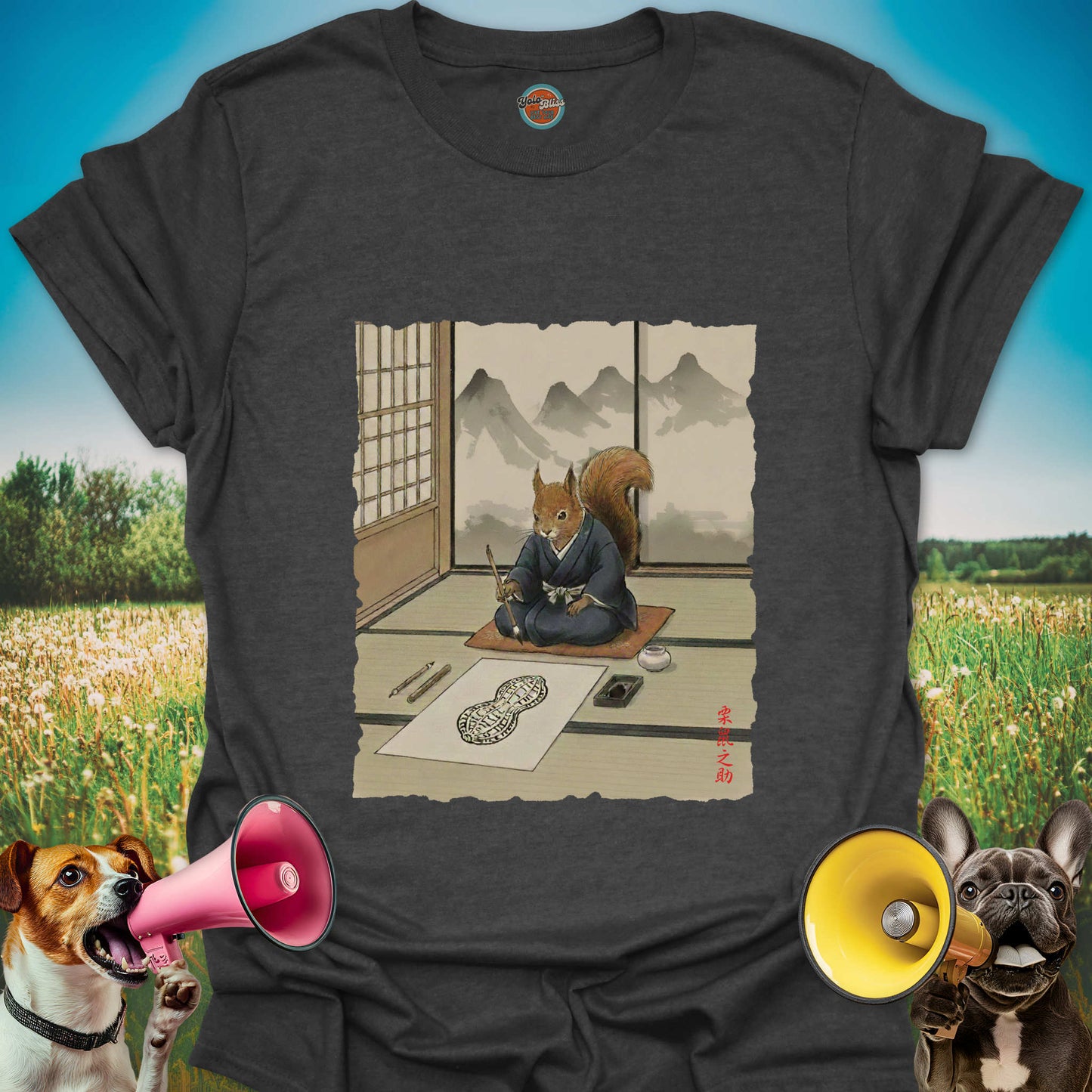 Calligrapher Squirrel - Tee