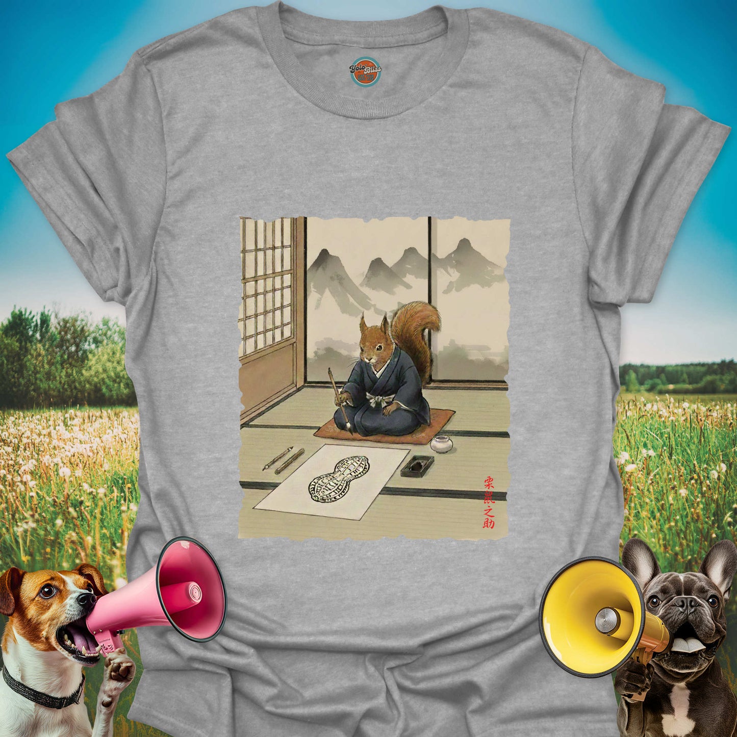 Calligrapher Squirrel - Tee