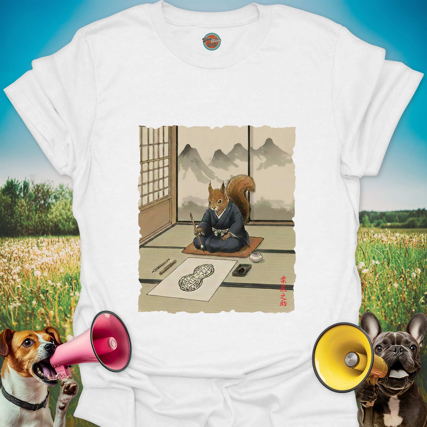 Calligrapher Squirrel - Tee