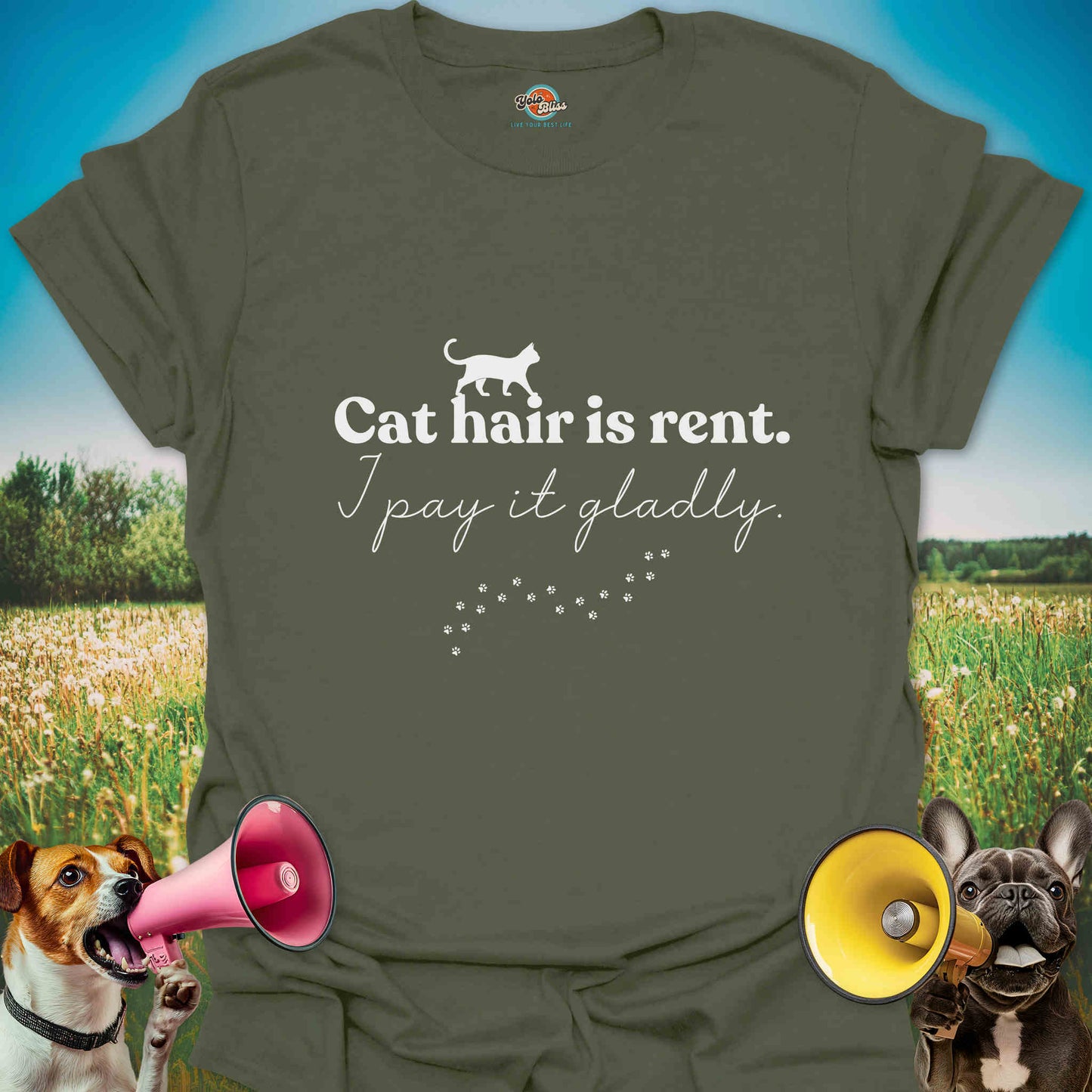 Cat Hair Is Rent - Tee