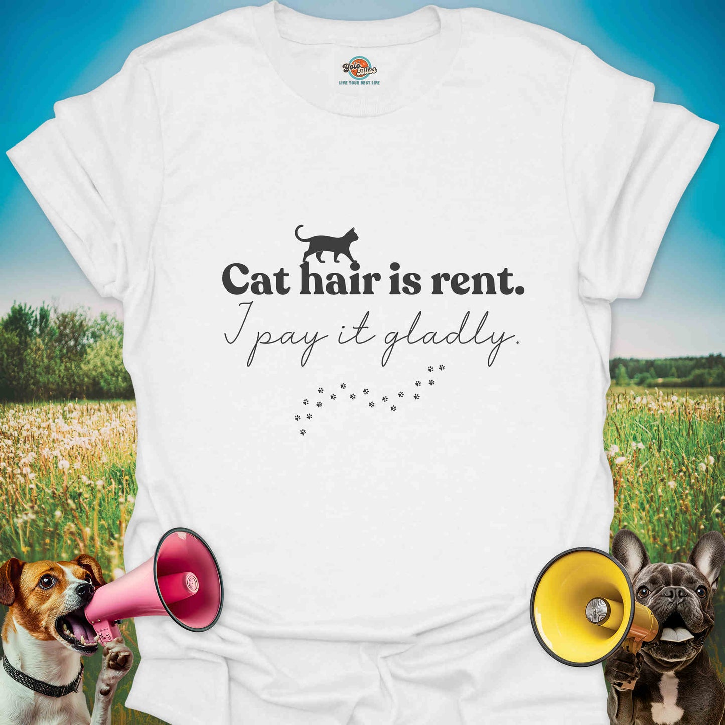 Cat Hair Is Rent - Tee
